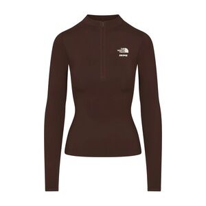 SKIMS X North Face Refina top in cocoa